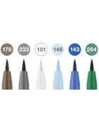 Tuschestift PITT Artist Pen Brush - 6er Etui Winter