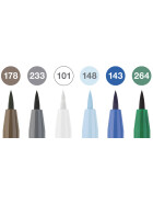 Tuschestift PITT Artist Pen Brush - 6er Etui Winter