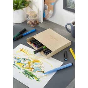 Tuschestift Pitt Artist Pen Brush - 12er Atelier Box