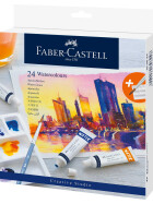 Aquarellfarbe Tube a 9 ml - 24er Kartonetui