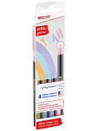 Fasermaler 1200 Glitzer Pastell - 4er Set sortiert