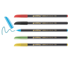 Fasermaler 1200 Glitzer Basic - 5er Set sortiert