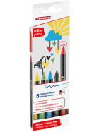 Fasermaler 1200 Glitzer Basic - 5er Set sortiert