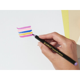 Fasermaler mit Pinselspitze 1340 - 10er Set Glitzerstifte