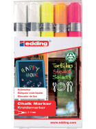 Kreidemarker 4095 Rundspitze 2-3 mm - 5er Set farbig sortiert