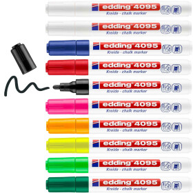 Kreidemarker 4095 Rundsptize 2-3 mm - 10er Box sortiert