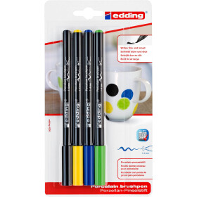 Porzellan Pinselstift 4200 1-4 mm - 4er Set Farben...