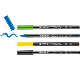 Porzellan Pinselstift 4200 1-4 mm - 4er Set Farben...