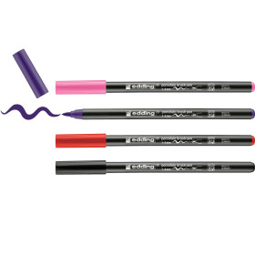 Porzellan Pinselstift 4200 1-4 mm - 4er Set Farben...