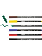 Porzellan-Pinselstift 4200 1 - 4 mm - 6er Set Family-Farben sortiert