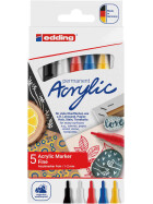 Acrylmarker 5300 fein Rundspitze 1-2 mm - 5er Etui basic