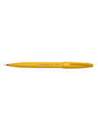 Kalligrafiestift Sign Pen Brush gelb Pinselspitze: 0,2 - 2,0mm