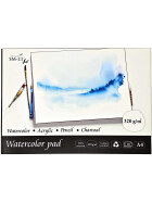 Traditioneller Aquarellblock A4 - Cold-Press, 10 Blatt, 320 g/qm