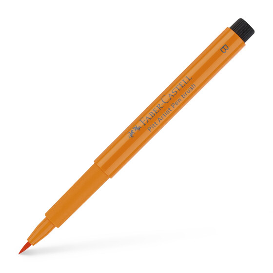 Tuschestift PITT Artist Pen Brush 1-3 mm - lasurorange