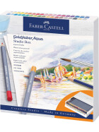 Aquarellstift Goldfaber Aqua - 38er Studiobox + 2 Goldfaber Bleistifte + 4 Haarpinsel