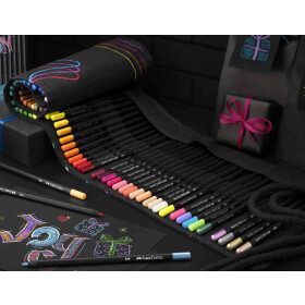 Buntstift Black Edition Super Soft Mine - 72er Stifterolle