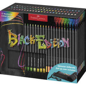 Buntstift Black Edition Super Soft Mine - 72er Stifterolle