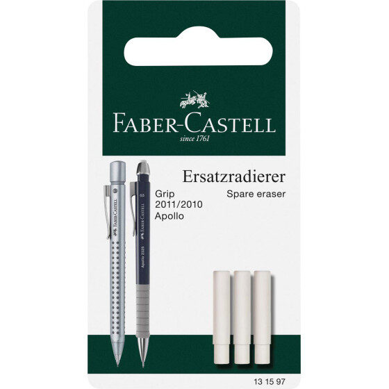 Ersatzradierer für Druckbleistift GRIP2011 - 3er Blisterkarte
