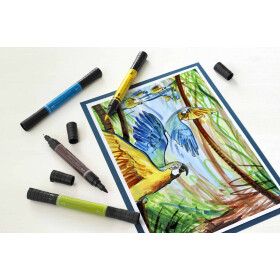 Dualmarker PITT® Artist Pen - 5er Etui sortiert
