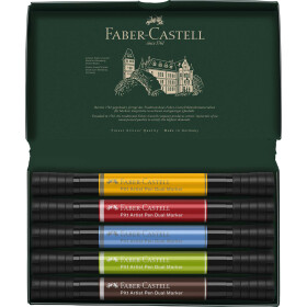 Dualmarker PITT® Artist Pen - 5er Etui sortiert
