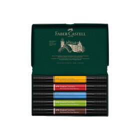 Dualmarker Pitt Artist Pen - 5er Etui sortiert