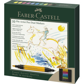 Dualmarker PITT® Artist Pen - 10er Etui sortiert
