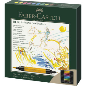 Dualmarker PITT® Artist Pen - 10er Etui sortiert
