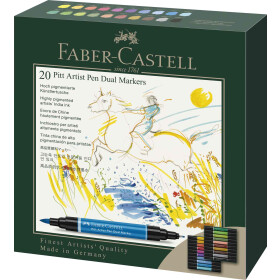 Dualmarker PITT® Artist Pen - 20er Etui sortiert