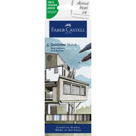 Sketch Marker Goldfaber - 6er Etui Architekt