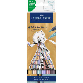 Sketch Marker Goldfaber - 6er Etui Fashion