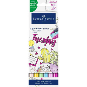 Sketch Marker Goldfaber - 6er Etui Kawaii