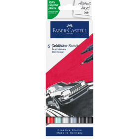 Sketch Marker Goldfaber - 6er Etui Car design