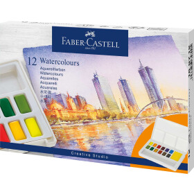 Aquarellfarben Creative Studio in Näpfchen - 12er Etui