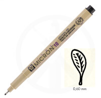 Pigmentliner Pigma Micron 10 / 0,60 mm -  schwarz
