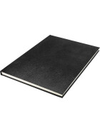 Skizzenbuch Hardcover A4 - 140 Seiten, 120 g/qm - schwarz