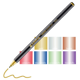 Fasermaler 1200 Metallic 1-3,0 mm - 6 Farben