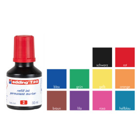 Nachfülltinte T25 für Permanentmarker 30ml - 10...
