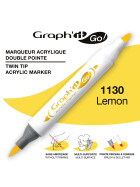 Acrylmarker GRAPHIT GO 2 Spitzen, Farbe 1130 - LEMON