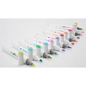 Acrylmarker GRAPHIT GO 2 Spitzen 12er Set - FLORAL