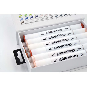 Layoutmarker GRAPHIT Sketch Brush & extra fine 12er Set - People