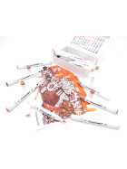 Layoutmarker GRAPHIT Sketch Brush & extra fine 12er Set - People
