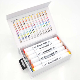 Layoutmarker GRAPHIT Sketch Brush & extra fine 12er Set - Manga Shojo