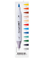 Layoutmarker GRAPHIT Sketch Brush & extra fine 12er Set - Manga Shojo