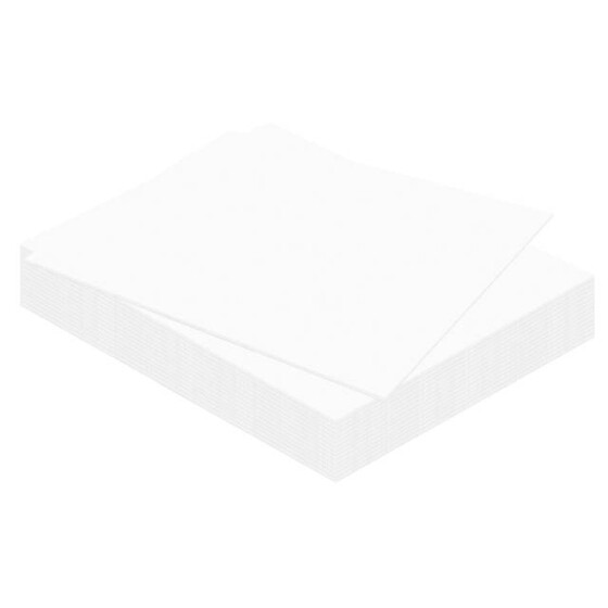 Schaumstoffplatte 3 mm - 50x70 mm, weiß  - 15er Pack