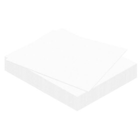 Schaumstoffplatte 3 mm - 50x70 mm, weiß  - 15er Pack