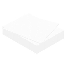 Schaumstoffplatte 5 mm - 50x70 mm, weiß  - 15er Pack