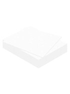 Schaumstoffplatte 5 mm - 50x70 mm, weiß  - 15er Pack