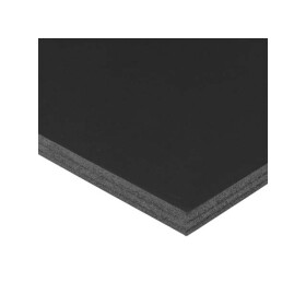 Schaumstoffplatte 10 mm - A3, schwarz - 5er Pack