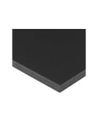Schaumstoffplatte 10 mm - 50x70cm schwarz - 10er Pack