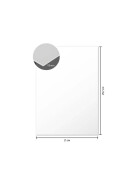 Schaumstoffplatte 3 mm - A4, weiß  - 30er Pack